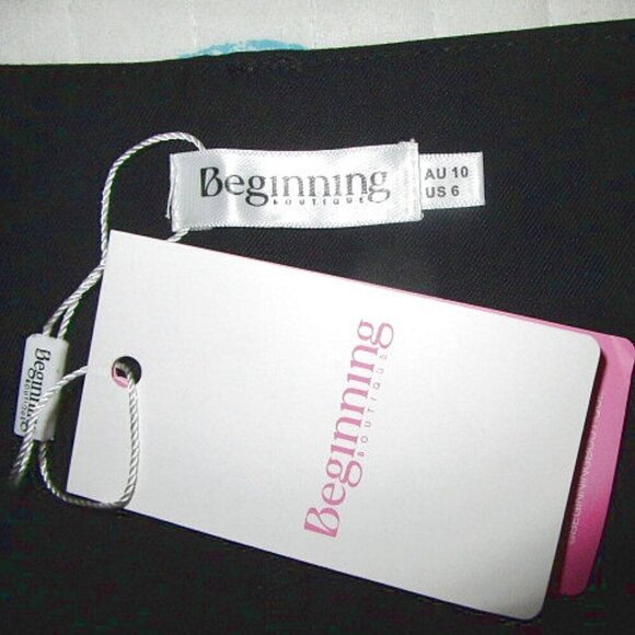 Beginning Boutique Maeve Trouser Pants Size 6 Wide Leg Mid Rise Casual Dress NWT - Picture 5 of 12